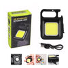 Mini Torcia Portachiavi COB Ricaricabile | LED Ultra Luminoso con Magnete e Apribottiglie