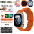 Smartwatch Ultra 9 (7+1 Edition) | Display 2.03” HD, Chiamate Bluetooth, 7 Cinturini Inclusi, Ricarica Wireless