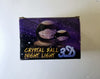 Lampada Notturna 3D Crystal Ball | Sfera in Cristallo con Base in Legno e Luce Calda