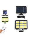 Faretto Solare da Esterno con Sensore di Movimento – 216 LED Ultra Luminosi | Modello HS-8022(LEDIA)