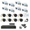 Kit Videosorveglianza AHD 8 Canali Professionale – DVR Cloud + 8 Telecamere 2MPX CCD + Cavi 20m + Alimentatori – Visione Notturna e Registrazione Remota